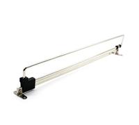 DOJA Barcelona Extendable Clothes Rail | Clothes Hanger Pull-Out | Pack 1 | 400 mm | in Steel | Wardrobe Organiser | Extendable Coat Rack | Clothes Hanger Holder Adjustable