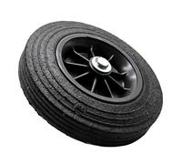 DOJA Barcelona Fence Door Wheel - Diameter 42 - Easy Assembly - Whisper Quiet Operation with Rubber Wheels for Versatility - Robust Rubber Wheel with Solid Rubber Tyres and Wheels with Axle - Optimal