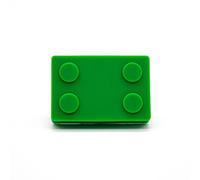 DOJA Barcelona Furniture Knobs Children's Cupboard Knobs in Block Design 6 Chest of Drawers Children's Room Drawer Handles 45 x 30 mm Children's Door Knob Children's Knob Children's Handle Furniture
