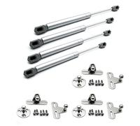 DOJA Barcelona Gas Strut | 150N | 4 Pack Gas Pressure Damper | Shock Absorber | Hydraulic Gas Spring for Kitchen Doors | Kitchen Cabinet, Bathroom, Office, Caravan, Caravan Bracket