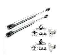 DOJA Barcelona Hydraulic Lift Support 50N Pack of 2 Pneumatic Cabinet Pistons for Kitchen Cabinets and Cupboards Gas Struts Gas Spring for Office Caravan and 50N Pneumatic Stay Closet Door Strut