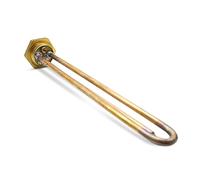 DOJA Barcelona Immersion Heater Element 1500W Electric Copper 300mm Boiler Element and 300mm Immersion Heater Water Heating Rod Replacement for 80L Hot Water Tank, Fits Most 80L Boilers