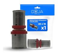 DOJA Barcelona Multi-layer Reducer Sleeve - 20 mm - 16 mm - Connector for Water Pipes, Heating, Robust Union, Great Fit, Easy Assembly, Multi-Layer Parts, Waterproof Attachment Accessories