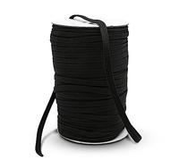 DOJA Barcelona | Polyester Cord Roll | 100m Cord | Black Thai Cord | 9mm Diameter | Strong Cord | Cord for Crochet Bags, Sports Shoelaces, Crochet Wires