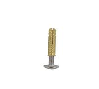 DOJA Barcelona pool cover anchor bolts Anchoring Screws for Pool Cover | Pack of 10 | 8mm Brass Expansion Anchor Screws | Bolt Kit | Safety | Brass Expansion Hardware