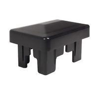 DOJA Barcelona Rectangular Inner Post Caps - Pack 10-40 x 60 mm - Heavy Duty - Rectangular Cap with Easy Installation Ideal for Indoor Fences and Fences | for Indoor Posts