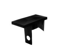 DOJA Barcelona Rectangular Inner Post Caps - Pack 5 Black - 40 x 60 mm - Heavy Duty - Rectangular Cap with Easy Installation Ideal for Indoor Fences and Fences | for Posts