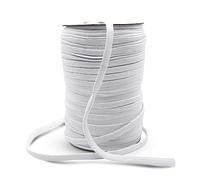 DOJA Barcelona | Roll of Rope | 100 m Spool | White Laces | Width 9 mm | Polyester | Flat Laces | for Shoelaces Sports Shoes, Paracord Rope, Bracelets, Laces Boots...
