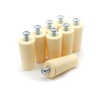 DOJA Barcelona Roller Shutter Stopper - Pack 8 Ivory - 40mm PVC Shutter Buffer Stopper for Roller Blind Stops, Replacement Shutter Stoppers Plastic, Stop for Rolling