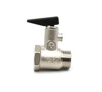 DOJA Barcelona Safety Valve Thermal Pressure Relief Valve 1/2 Inch Male Thread Internal Thread with Lever 8.5 ± 0.5 Bar Valve for Electric Thermo, Electric Water Heater, Heater, Boiler