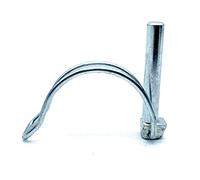 DOJA Barcelona shaft pin, Wire Lock Pin, Trailer Coupler, shaft, Wire Lock, Trailer Coupler, 8x50mm 25 Pack Quick Release Spring Safety with Clip for, Farm Equipment, Tractor, Garden Cultivator,...