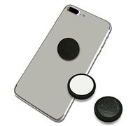 DOJA Barcelona | Shungite Adhesive Plate for Mobile | PACK2 | Round Mobile Phone Shungite Plate | 2cm | 4gr | Anti-Radiation Stone Stickers Adhesive | Shungite Electromagnetic Protection