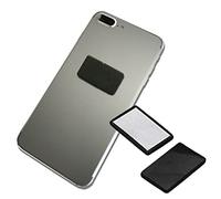 DOJA Barcelona | Shungite Adhesive Plate for Mobile | Shungite Rectangular Mobile Phone Plate | 1.5x2.5cm | 4-5gr | Stone stickers Anti-radiation Adhesive | Shungite Electromagnetic Protection