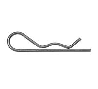 DOJA Barcelona Trailer Coupler Pin, Wire Lock Pin, shaft, Trailer Coupler, Wire Lock, Shaft R Clip 2Mm Dia Pack of 50 Galvanized Steel Tractor with Quick Release Spring Safety Retaining for Farm...