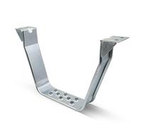 DOJA Barcelona Truck Side Step Galvanised Sheet Steel 410 x 255 x 70 mm Fix Pack of 1 Truck Step Accessories Van, Motorhome, Campervan Entry Aid Caravan Trailer Truck Door Step