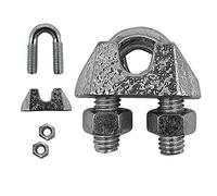 DOJA Barcelona Wire Rope Clamp Secure Attachment - Pack of 24: M6 - Easy Installation and Robust Design - Optimal Connection with Rope Clamps and Steel Cable Clamp for Stability