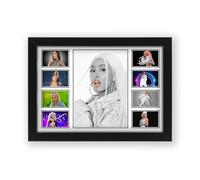 Doja Cat Signed Poster Print - Limited Edition Autograph Fan Gift - Collectible Memorabilia Merchandise (Framed A4 (30x21cm))
