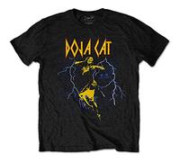 Doja Cat T Shirt Lightning Planet Her Logo Official Unisex Black X-Large