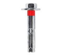 DOJA INDUSTRIAL | Hex Expansion Bolts | Pack of 40 | M6 x 8 x 50 mm | Expansion Screw | Galvanised Steel Fixing Anchor | for Chemical Sealing, Concrete Dowel, Anti-Burglar and Engineering
