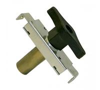 DOJA Industrial | T-Handle Door Lock | Cylinder Length 100 | 1 Unit | Key Latch Handle | Garage Cross Knob | Cabinet Gate Locks | Internal-External Locking Security | Twist Handles Locker