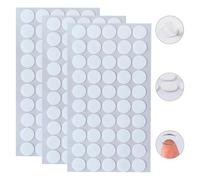 DOJASOHILMI 300pcs Double Sided Adhesive Dots Waterproof Sticky Dot Stickers Removable Round Putty Clear Sticky Pads, for DIY Art, Office, Festival Decoration, Crafts (20 mm)