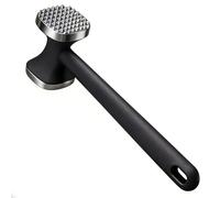 DOJASOHILMI Premium Dual-Sided Meat Tenderizer Hammer - Stainless Steel Kitchen Mallet for Steak, Chicken, Beef & Fish - Ergonomic Non-Slip Handle, Heavy Duty Manual Meat Pounder