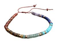DOJAYA 7 Chakra 2x4mm Stone Meditation Bohemian Yoga Bracelet, Balance Power Protection, Calm, Grounding, Strength, Creativity Spiritual Womens Relax Anxiety Birthday Gift, M, Stone, no gemstone