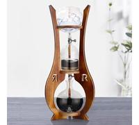 DOJBK Cold Brew Coffee Maker, Ice Drip Coffee Maker, Makes 6-12 Cups, Capacity 600/1000ML, Slow Drip Technology, for Office Coffee Lovers