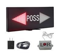 DOJBK LED Basketball Possession Indicator, Electronic Screen Basketball Possession Arrow, 25W High-Brightness LED Lamp, with Remote Control, for Basketball League Scrimmage Practice