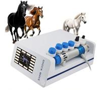 DOJBK Shockwave Therapy Machine for Horse, 300MJ Joint Shock Wave Therapy Machine, with 7 Deep Tissue Massage Heads, 1-18HZ Deep Massage, for Animal Joint, Muscle Pain Relief
