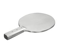 DOJBK Stainless Steel Table Tennis Paddle, Weighted Ping Pong Racket, Stainless Steel Structure, for Strength Building & Fitness, Indoor Outdoor