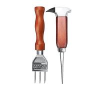 Dojimayisc 2PCS Ice Pick Set with Wood Handle, Ice Crusher Ice Tong Perfect for Bars, Bartender. Best Carving Tool