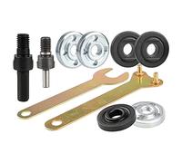 Dojimayisc Drill Angle Grinder Adapter with Flange Nut Parts Set,3 Set Replacement Grinder Flange Nuts and Wrench Conversion Tool