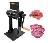 DOJOEUU Commercial Meat Tenderizer, Vertical Manual Meat Tenderizer, Manual Meat Cuber, Heavy Duty Steak Flatten Tool Rolling Meat Tenderizer, for Steak Beef Turkey Chicken Pork Tenderizing