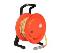 DOJOEUU Deep Well Water Level Meter, 10-300m Well Water Depth Meter with Probe And Steel Tape, Indicator Light, Peak Display, Well Water Depth Gauge for Water Level Measurement(10m)