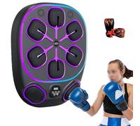 DOJOEUU Large Size Smart Music Wall Mounted Boxing Target with LED Display, Bluetooth Connectivity Equipment with Gloves for Adults & Children