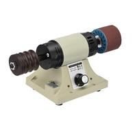 DOJOEUU Leather Polishing Burnishing Machine, 350W Electric Leather Polishing Machine, 0-8000RPM Leather Edge Grinding Machine, DIY Leather Edge Grinder for All Vegetable Tanned Leather Products