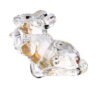 DOJOZ Crystal Mouse Cute Pet Animal Zodiac Home Decoration Present Gift (White)