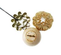 DOK JOK Cookie Bouquet Sunflower 3.25 Inch Diameter Crispy Biscuit Mould Brass Blossom Lotus Flowers Shaped Mold Maker