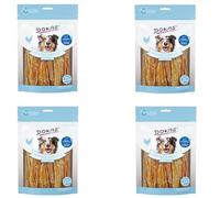 Dokas Striped Chicken Breast | Pack of 4 | 4 x 250 g | Complementary Food for Dogs | Lean Taste | Air Dried for an Intense Taste | 100% Chicken Fillet