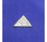 DOKCHAN 31 Pcs Triangle Ketu/Yantra for Shanti and Lal Kitab Red Book or Astrological Remedies Floating in Water Ranga Lead, 3.5cm