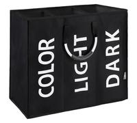 DOKEHOM 120L Large Collapsible Washing Laundry Basket Bag with 3