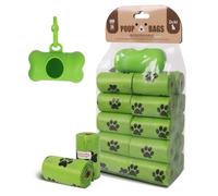 Doki Dog Poo Bags, 300 Counts Biodegradable Pet Waste Bags include 1 Adjustable Dispenser, 20 Rolls Thick Poop Waste Bag 100% Leak Proof Dog Poo Bags