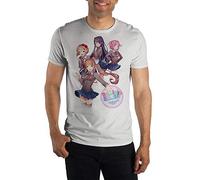 Doki Doki Literature Club! Shirt Delete Panic Men's Tops Tees Street Wear T-Shirt Grey