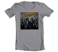 Dokken T-Shirt Under Lock Key 1980s Heavy Metal Band Retro Rock Concert tee Grey(XX-Large)