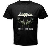Dokken Tooth and Nail Rock Band Legend Men's Black T-Shirt(Small)