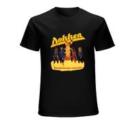 Dokken Under Lock and Key Unisex Cotton Tee Shirt Men's Black T-Shirt XL