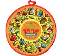 DOKKIA Tortilla Warmer Taco 12 Inch Insulated Cloth Pouch - Microwavable Use Fabric Bag Servers to Keep Food Warm (12 Inch, Fiesta Party Christmas Carnival Taco Tuesday)