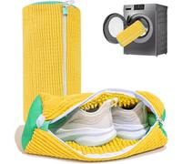 DOKMOE Shoe Washing Machine Bag Laundry Shoe Bag for Washer & Dryer, Reusable with Durable Zipper for Sneakers & Delicates 360° Deep Cleaning Washable Laundry Organizer Bag