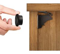 Dokon Child Safety Magnetic Cupboard Locks (10 Locks + 2 Keys), 30 Second Easy Install, No Tools Or Screws Needed, Baby Safety Locks for Cabinets and Drawers - Black